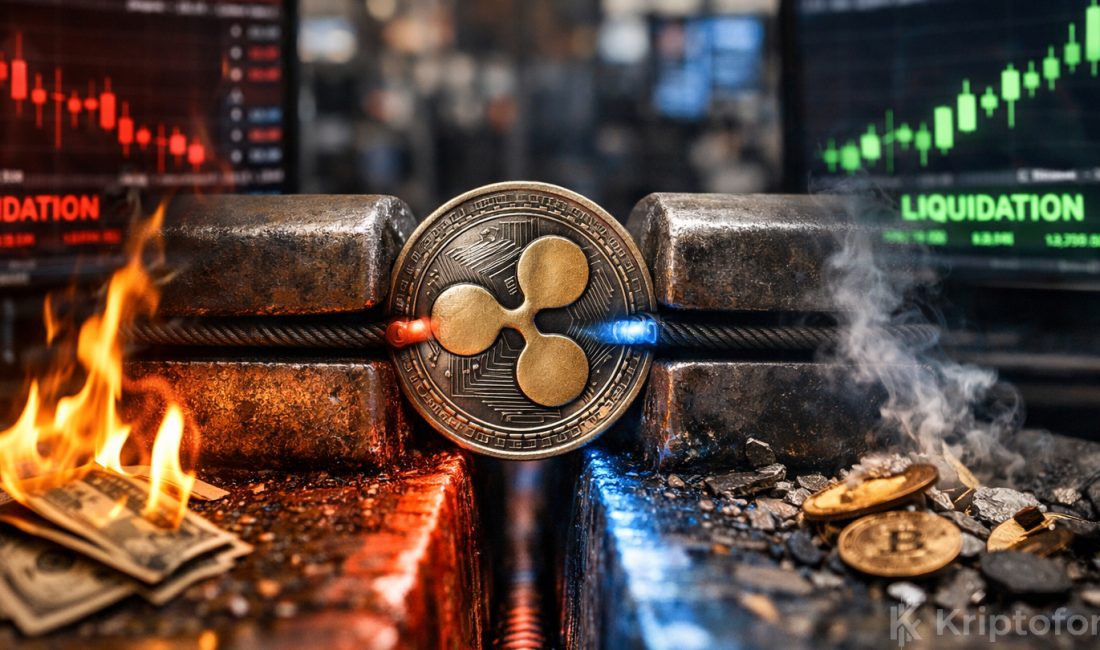 XRP 2,12 dolara indi ve çift yönlü tasfiye kaldıraç yükünü