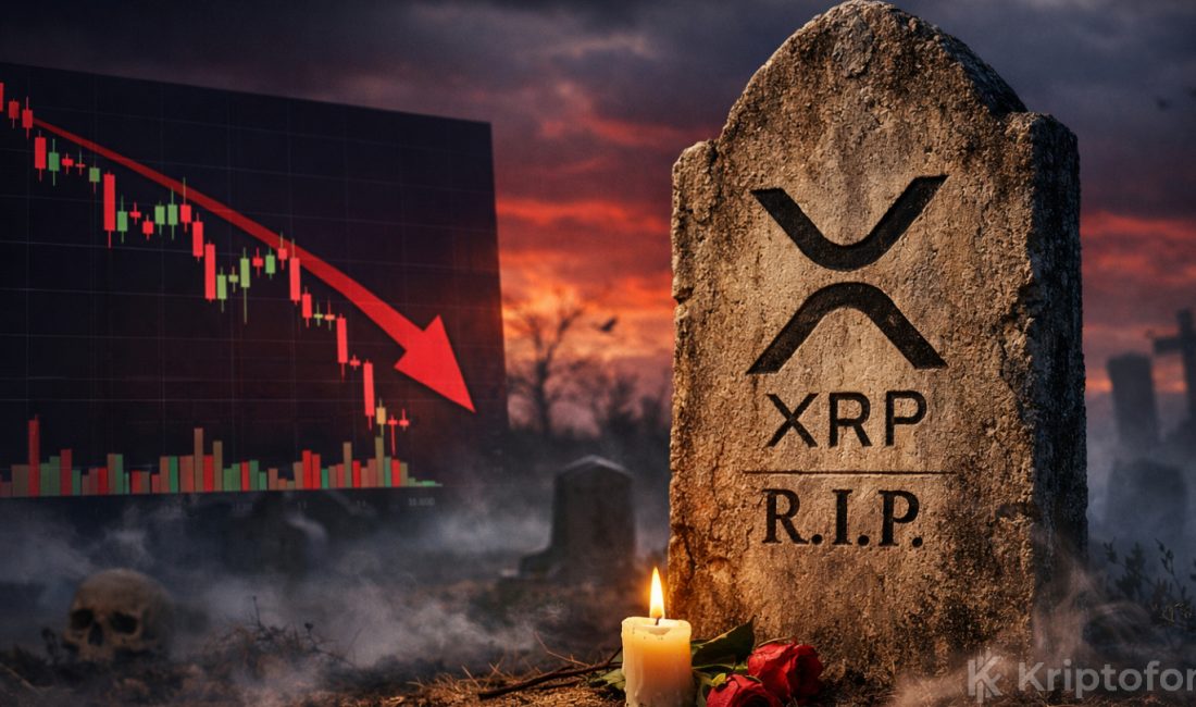 XRP’de Mezar Taşı Alarmı: Haftalık Grafikte Büyük Tehlike XRP haftalık grafikte gravestone doji sinyali verince yükseliş iştahı konusunda