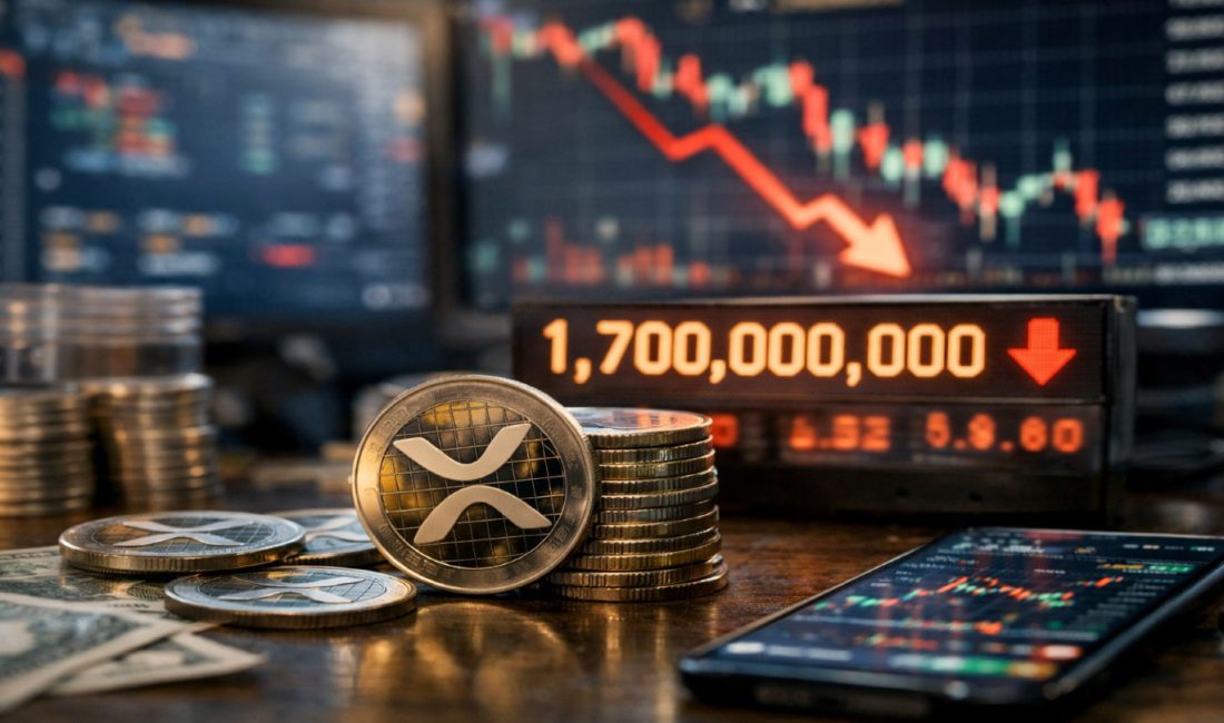 Borsalardaki XRP rezervi 1,7 milyara inerek yedi yılın en düşük