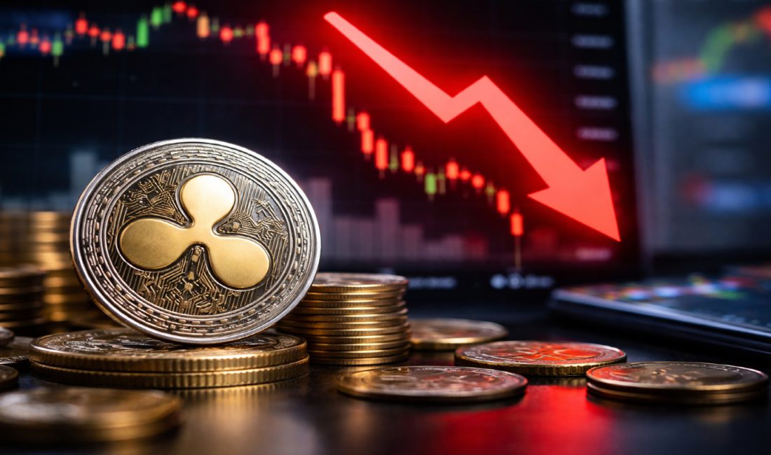 XRP fiyatında yaşanan düşüşte genel kripto para piyasasının kayıpları ile