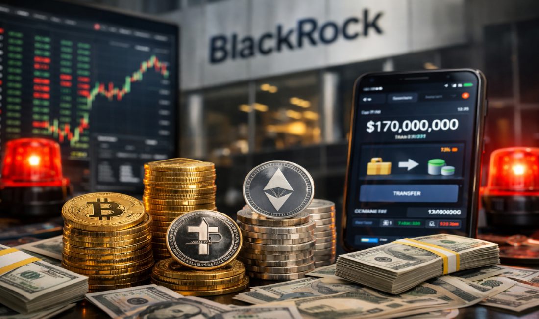 Piyasalar Alarmda: BlackRock 170 Milyon Dolarlık Kripto Parayı Borsaya Taşıdı