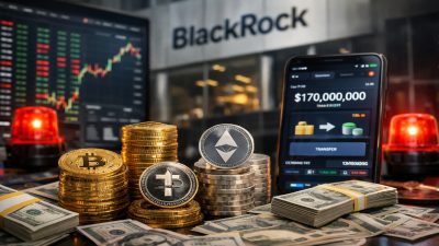 Piyasalar Alarmda: BlackRock 170 Milyon Dolarlık Kripto Parayı Borsaya Taşıdı