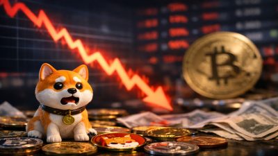 Memecoin Shiba Inu haftalık grafikte paralel kanal desteğinin altına indi.