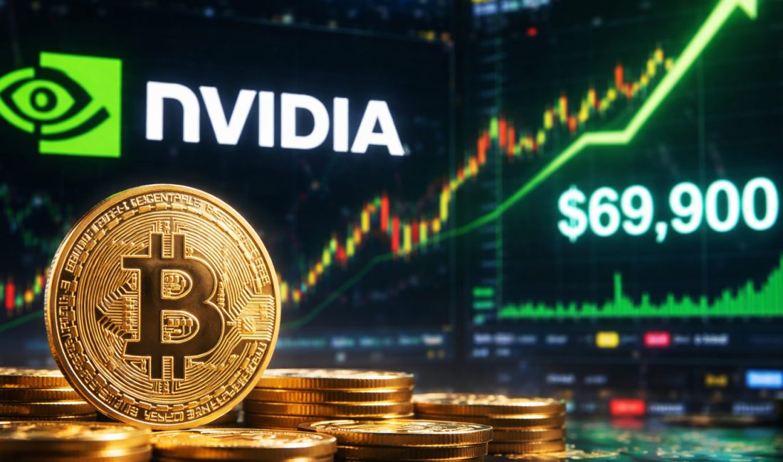 Bitcoin 70 bin doları zorladı. NVIDIA rekor veri merkezi gelirinin