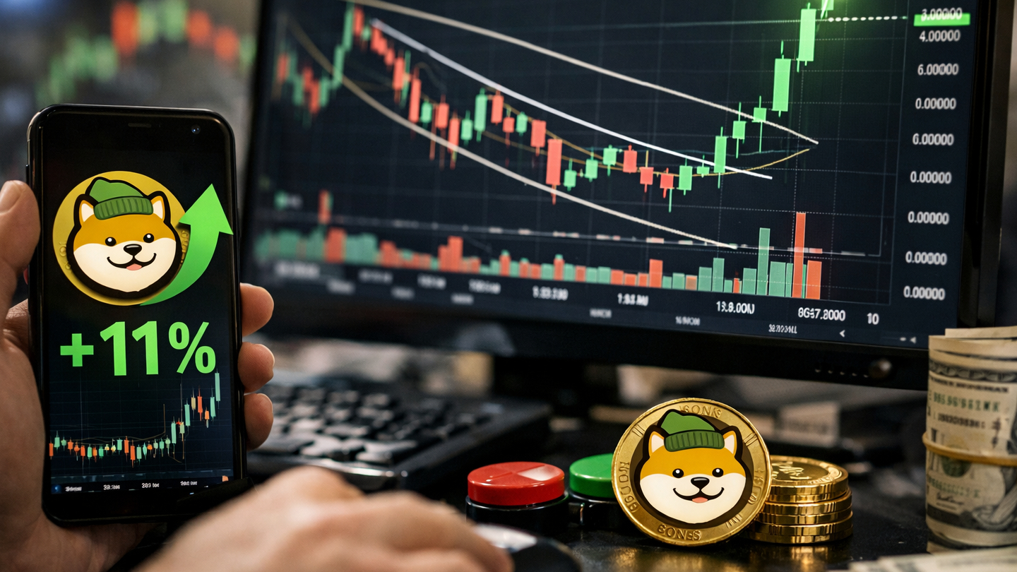 Popüler altcoin BONK düşen kanalını kırdı. RSI güçleniyor ve borsalardan