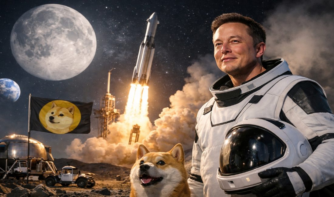 Elon Musk’ın Ay göndermesi iması Dogecoin fiyatını 24 saatte yaklaşık