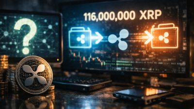 Kraken’den Binance’e taşınan 116,66 milyon XRP 11 Şubat 2026 tarihinde