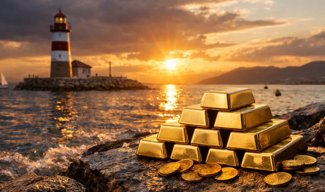 Güvenli Liman Altın İçin 6.000 Dolar İddiası Altın 5.000 dolar çevresinde güç topladı ve büyük kurumların bu