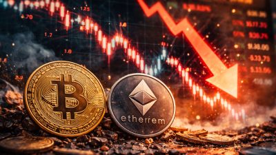 Bitcoin ve Ethereum fiyatı büyük borsalarda kısa sürede sert dalgalandı.