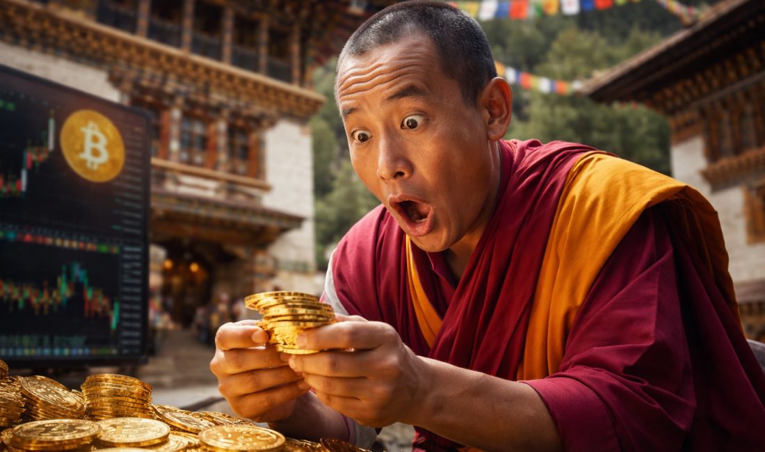 Arkham verileri, Bhutan’ın üç haftadır haftalık Bitcoin satışı yaptığını ve