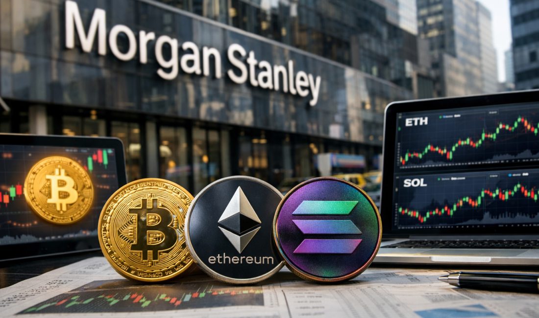 Morgan Stanley, E*Trade üzerinden Bitcoin, Ethereum ve Solana spot işlemini