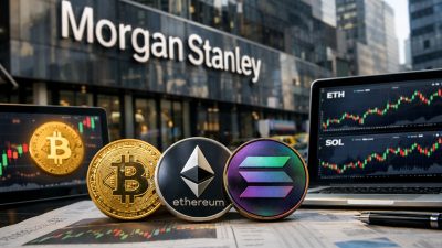 Morgan Stanley, E*Trade üzerinden Bitcoin, Ethereum ve Solana spot işlemini