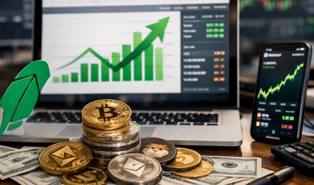 Robinhood’un 2025 dördüncü çeyrek geliri yıllık bazda arttı. Kripto para