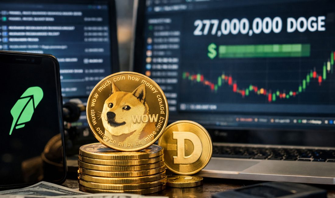 Robinhood’a aktarılan 277.731.894 Dogecoin ilk anda balina satışı endişesi doğurdu.