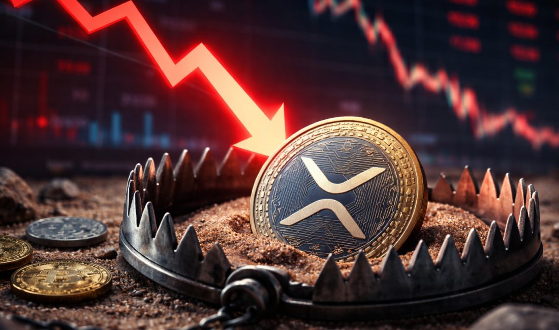 XRP’de aşırı negatif fonlama ve dipteki açık faiz, fiyat 1,45
