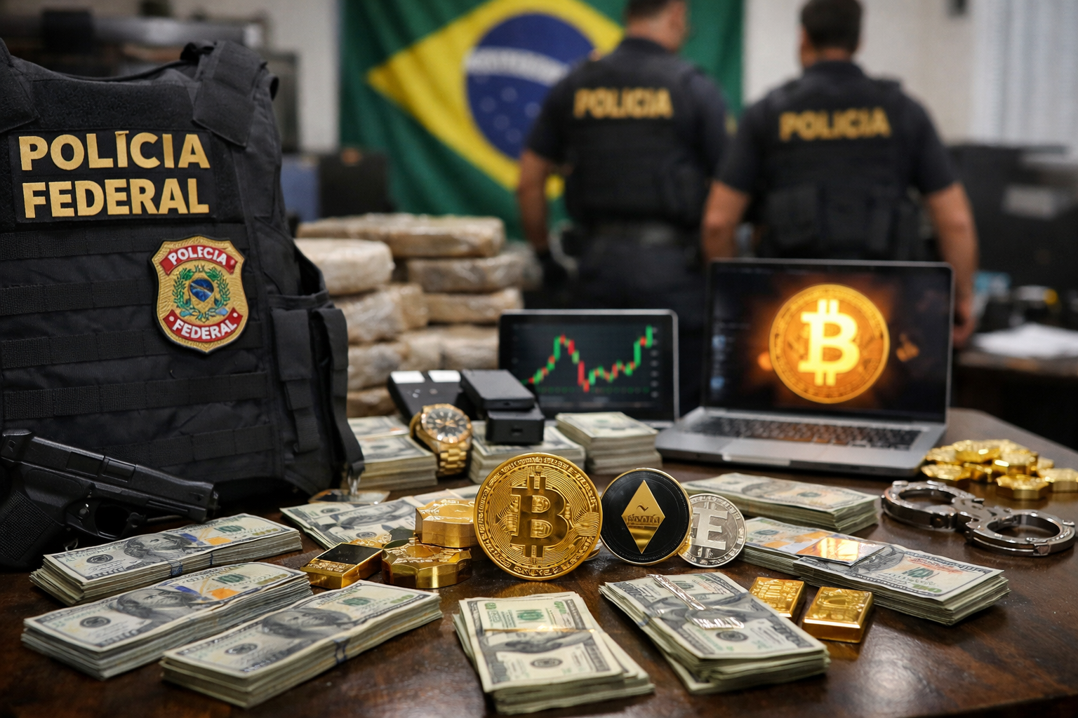 Brezilya Suçtan Elde Edilen Kripto Paralara El Koyacak