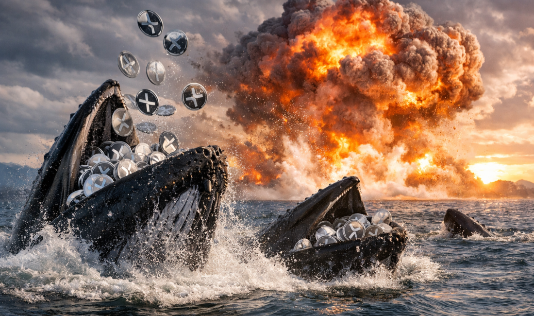 XRP’de ağ etkinliğinin üç kat artması, teknik sıkışma ve balina