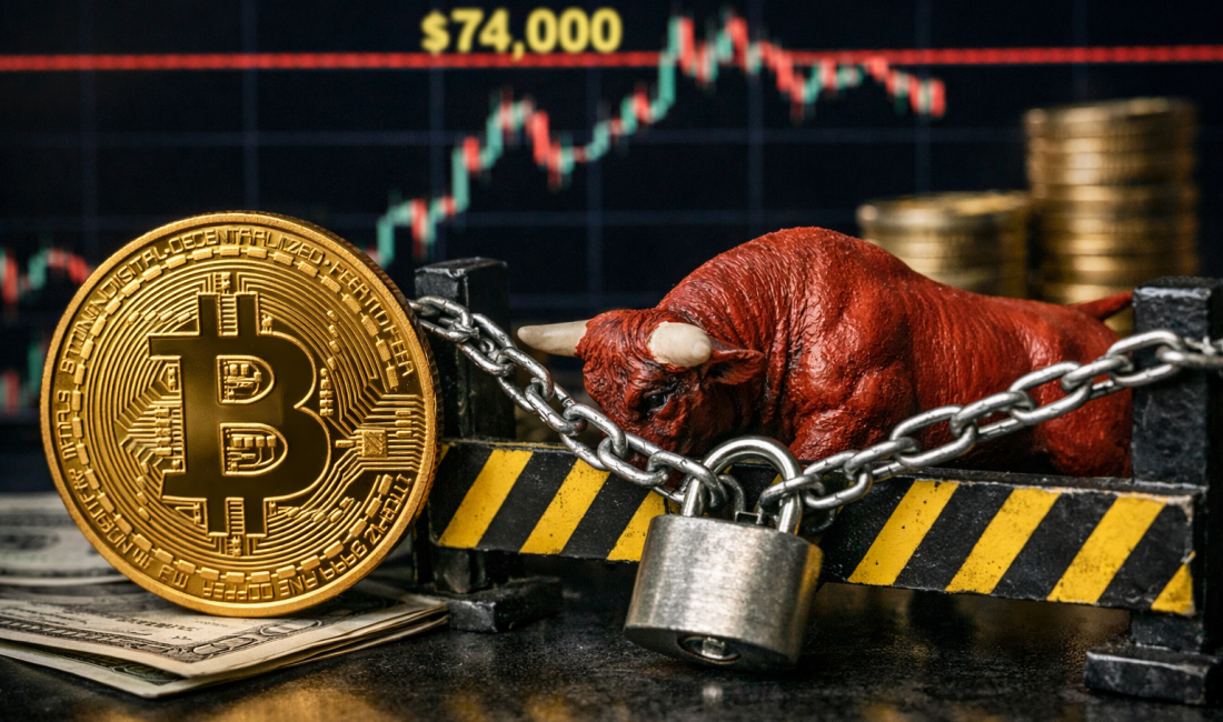 Bitcoin 74 bin doları aşamadı ve Blockchain verileri gerçek yapısal