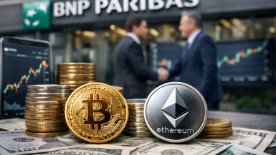 BNP Paribas’ın Fransa’da Bitcoin ve Ethereum endeksli altı kripto para
