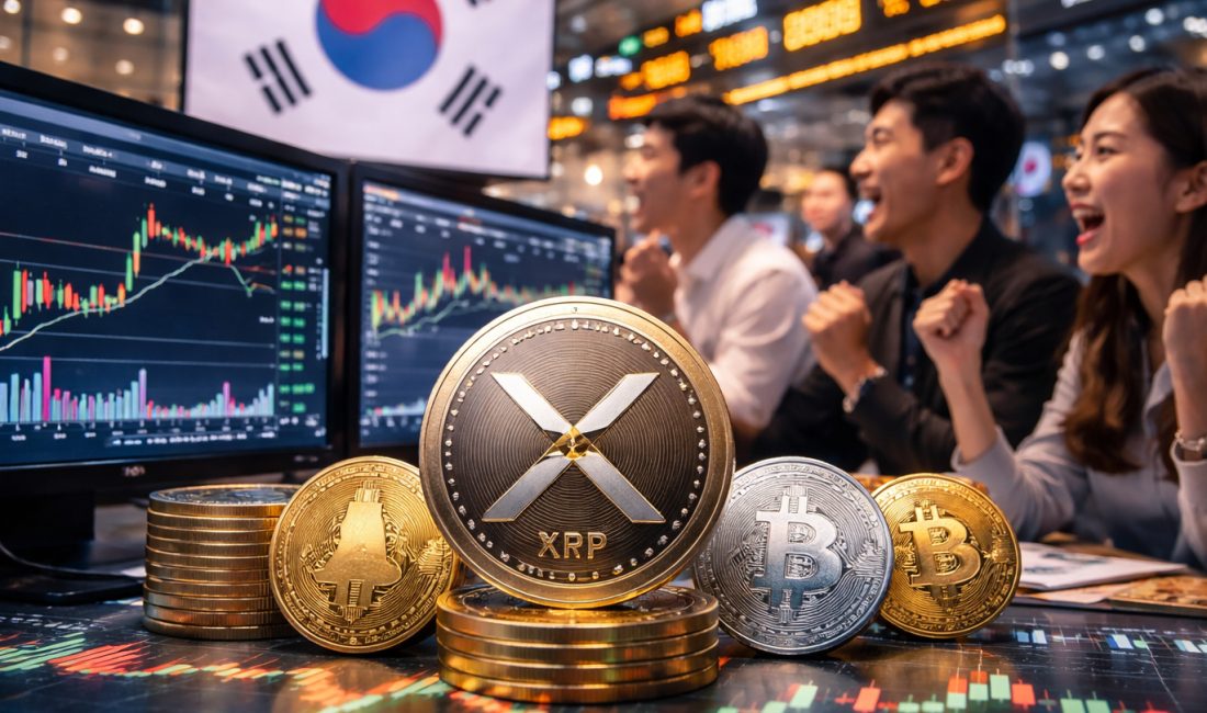 Güney Kore borsalarında XRP hacim liderliğini korudu ve aynı anda