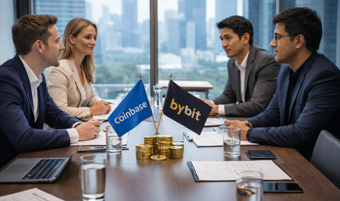 Coinbase ile Bybit arasındaki olası yatırım ortaklığı görüşmesi, Bybit’in ABD