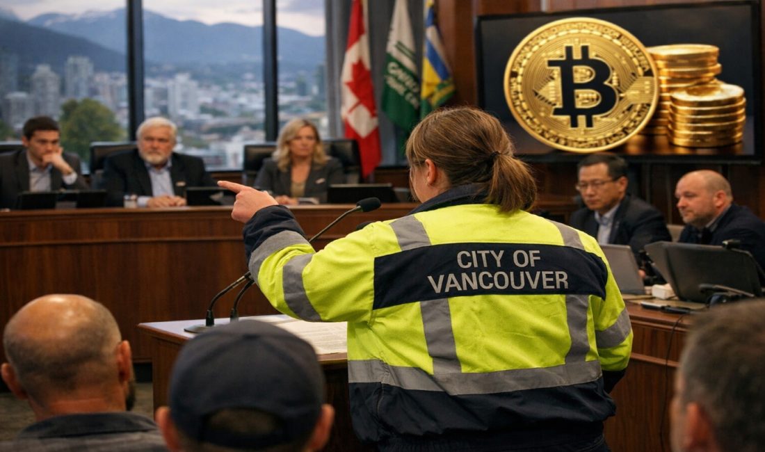 Vancouver’da Bitcoin rezervi planı hukuki engel nedeniyle belediye gündeminden çıkarıldı.