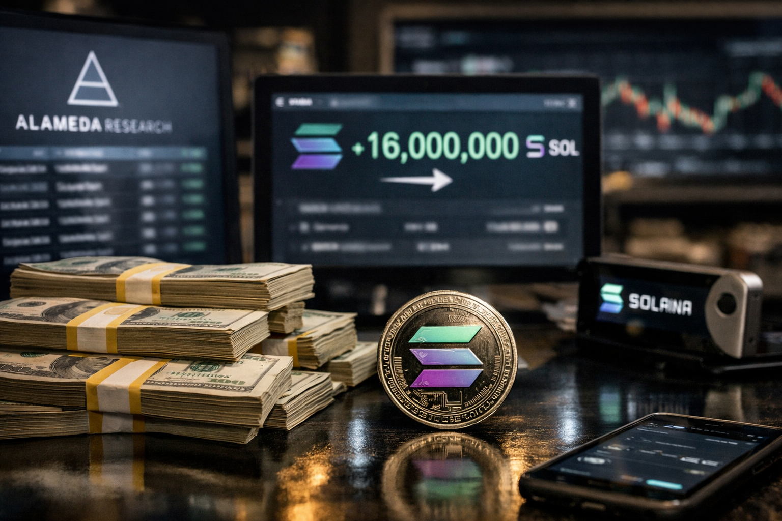 Alameda’nın 16 milyon dolarlık SOL transferi alacaklı ödemelerine dair beklentiyi