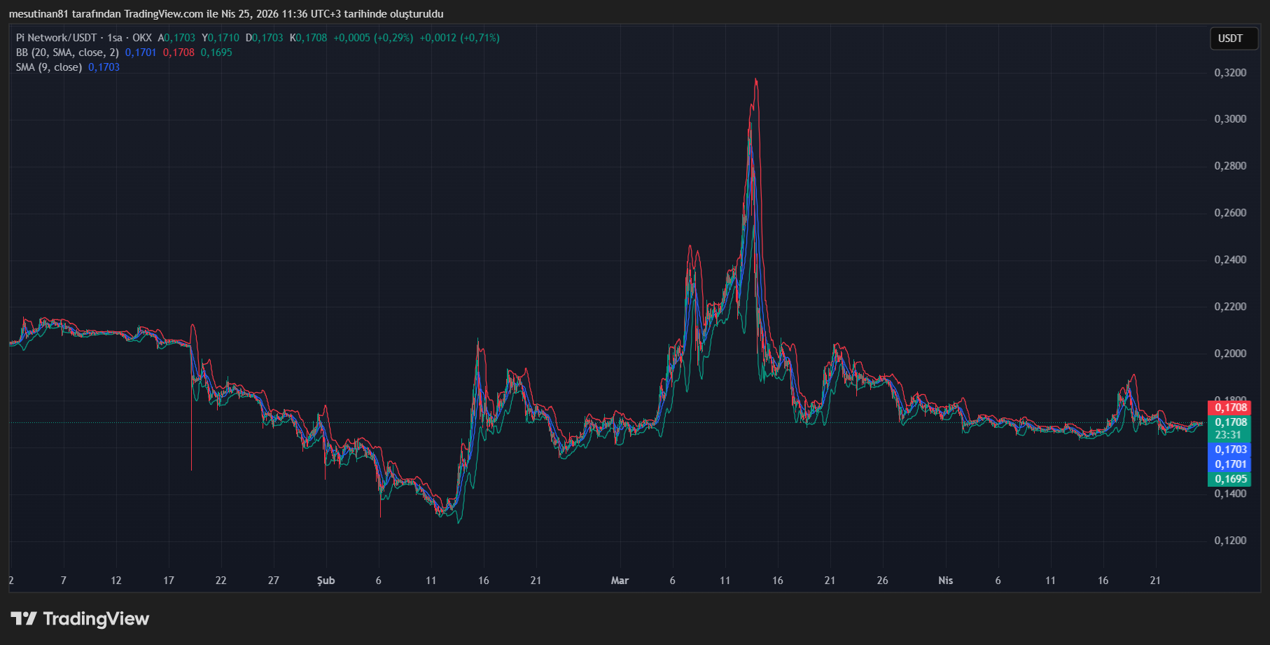 Pi Coin Fiyat Grafiği
