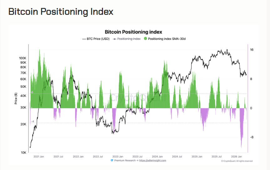 Bitcoin Positioning Index Verisi