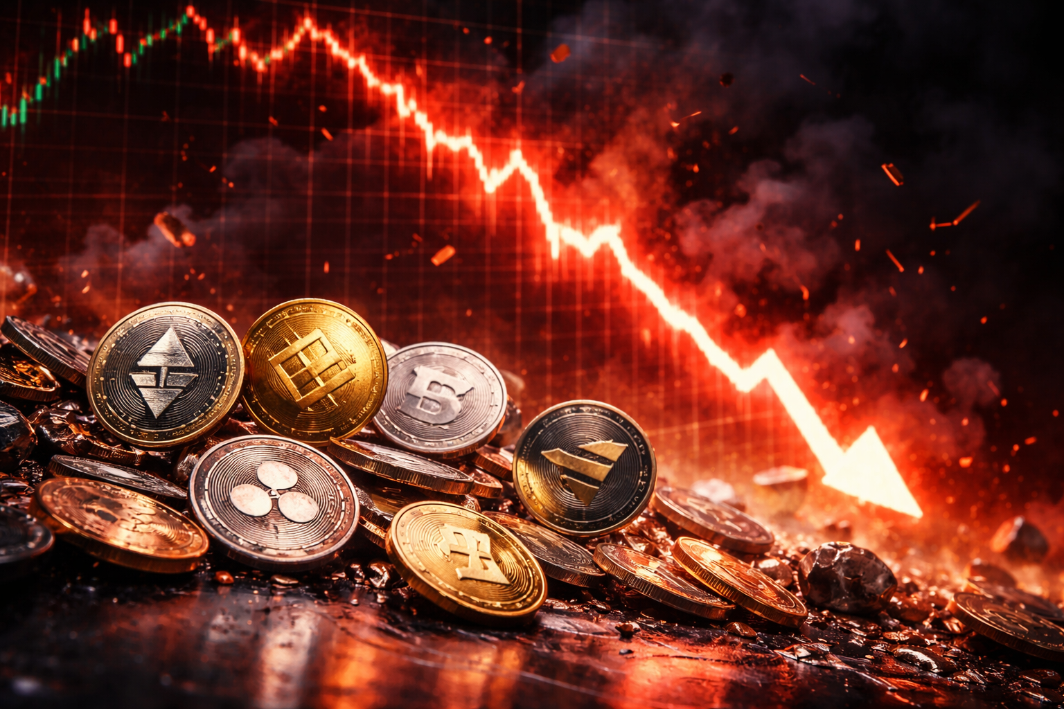 Spot işlem hacmindeki sert düşüş altcoinlerdeki güç kaybını açıklarken kalıcı