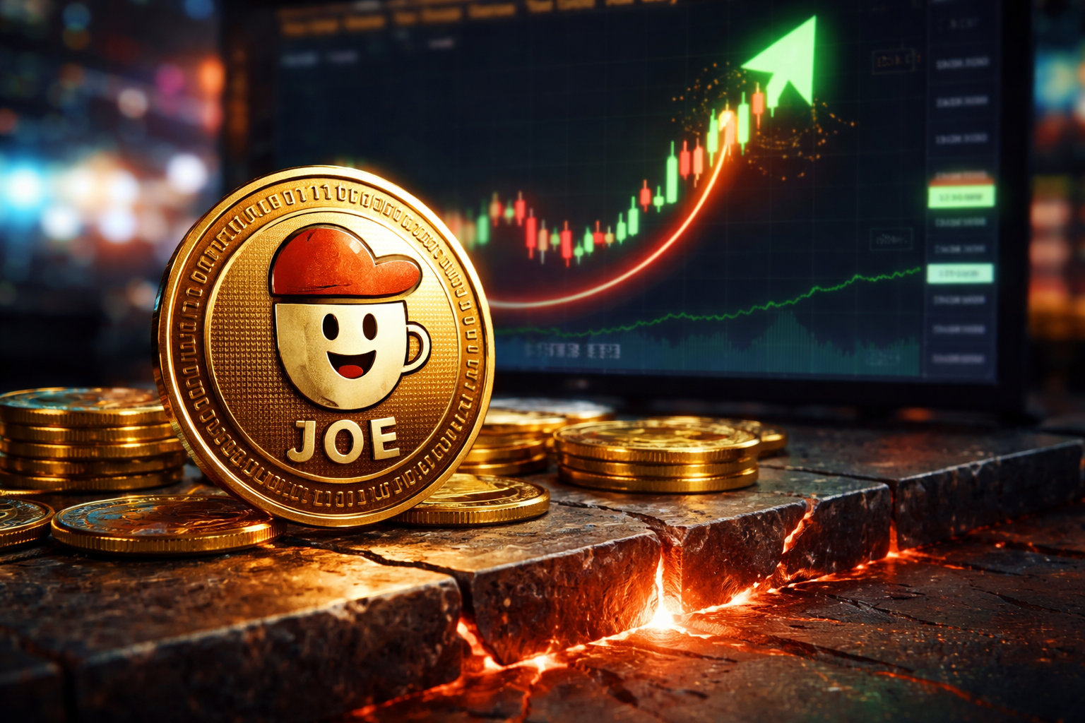 Altcoin JOE fiyatı son 24 saatte sert yükseldi ve kripto
