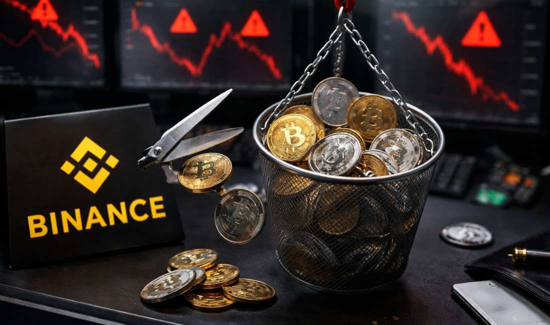 Binance 14 Nisan 2026 tarihinde bir duyuru yaparak 7 altcoin’i