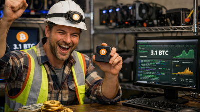 Küçük ölçekli bir solo Bitcoin madencisi, normalde yaklaşık 76 yılda