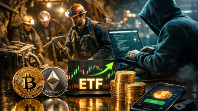 Madenciler satışa yüklenirken ETF’ler, yeni ürünler ve kurumsal adımlar kripto