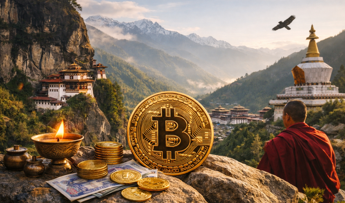 Butan Bitcoin politikasıyla bir dönem kripto para piyasasının en sıra