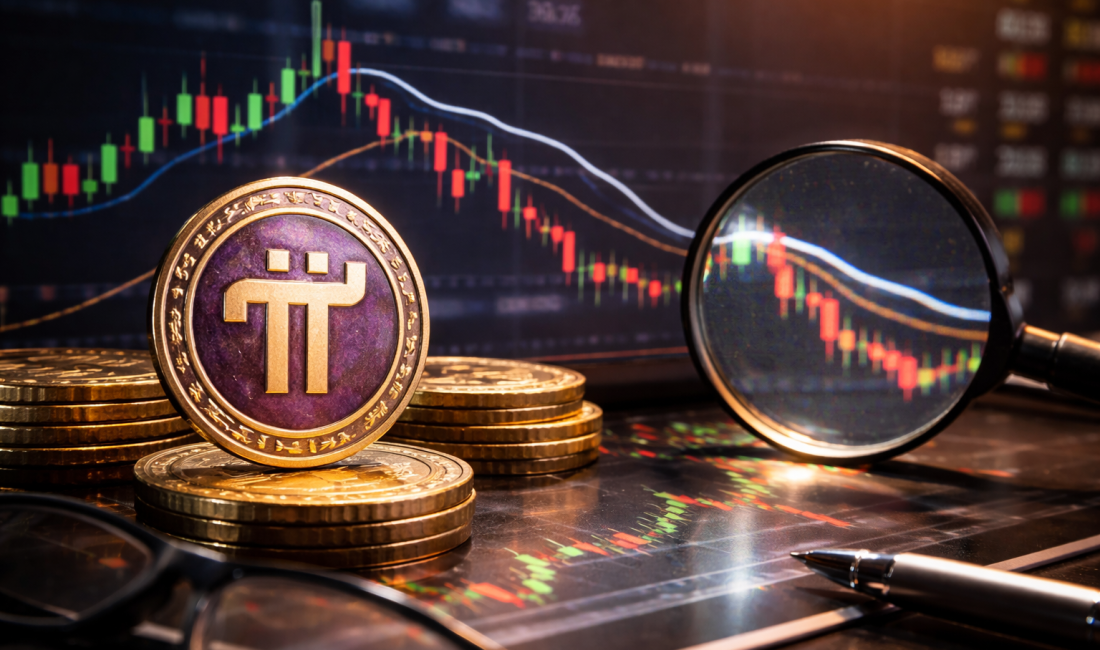 Pi coin’in 4 saatlik grafiği kripto para biriminde yorgunluk sinyallerine