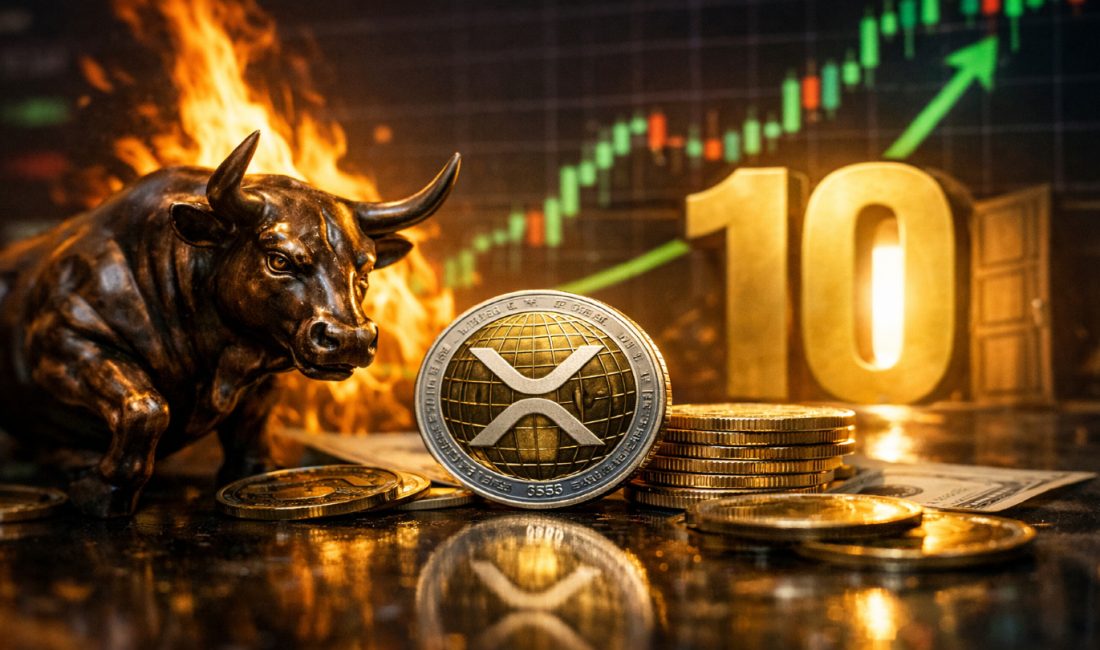 XRP coin 10 dolara giden yolda güç topladı. Fakat yönün