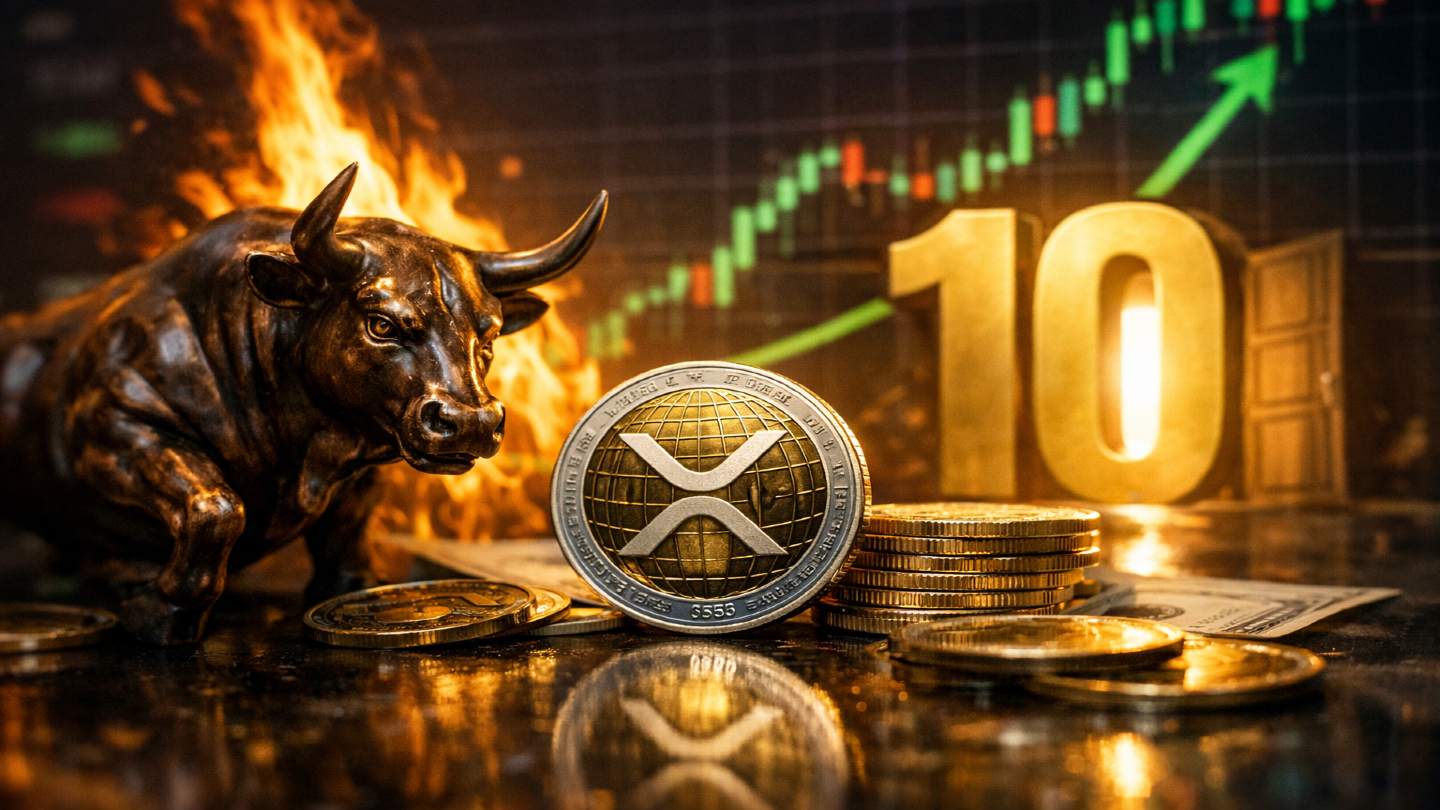 XRP coin 10 dolara giden yolda güç topladı. Fakat yönün