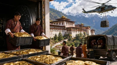 Bhutan hükümeti son 11 ayda yaklaşık 9.180 Bitcoin sattı. Ortalama