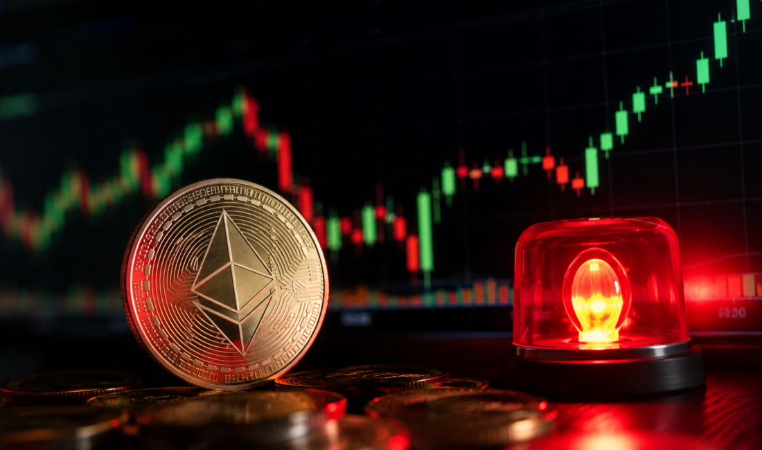 Ethereum fiyatı düşerken açık faiz yükseldi. Türev piyasadaki kaldıraç artışı,