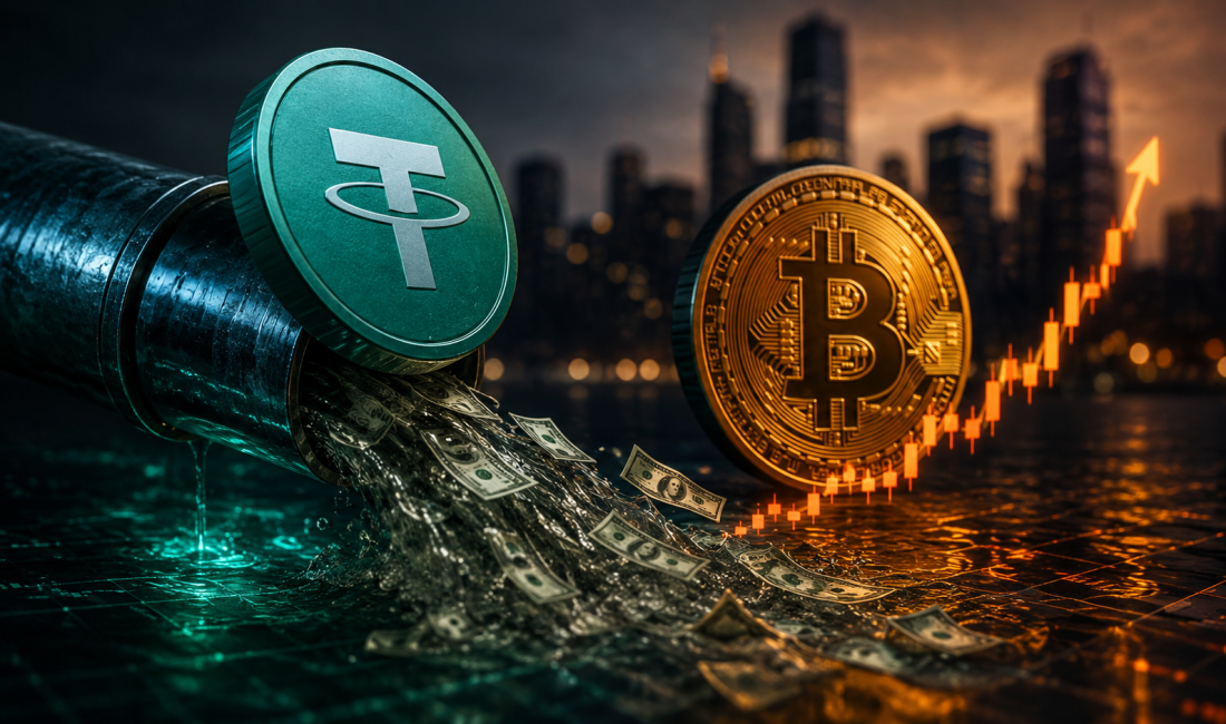 Tether’in Ethereum ağındaki USDT hareketlerinde üç ayın en büyük borsa