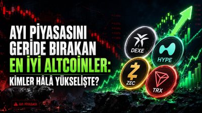 Düşüş piyasasında bile bazı altcoinler yükseliş göstermeye devam ediyor. DEXE,