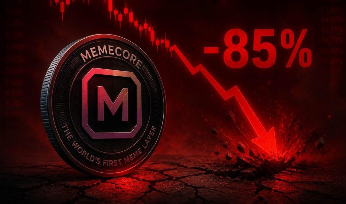 MemeCore (M) %85 değer kaybederek 2,8 milyar dolarlık piyasa değerini