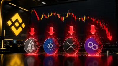 Binance, düşük likidite ve işlem hacmi gibi gerekçelerle dört altcoin