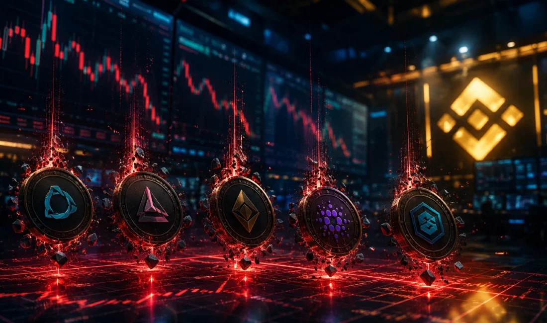 Binance 5 Altcoin Spot İşlem Paritesini Delist Ediyor: İşte Tarih ve Etkilenen Pariteler Binance, düşük likidite ve işlem hacmi gibi gerekçelerle beş spot