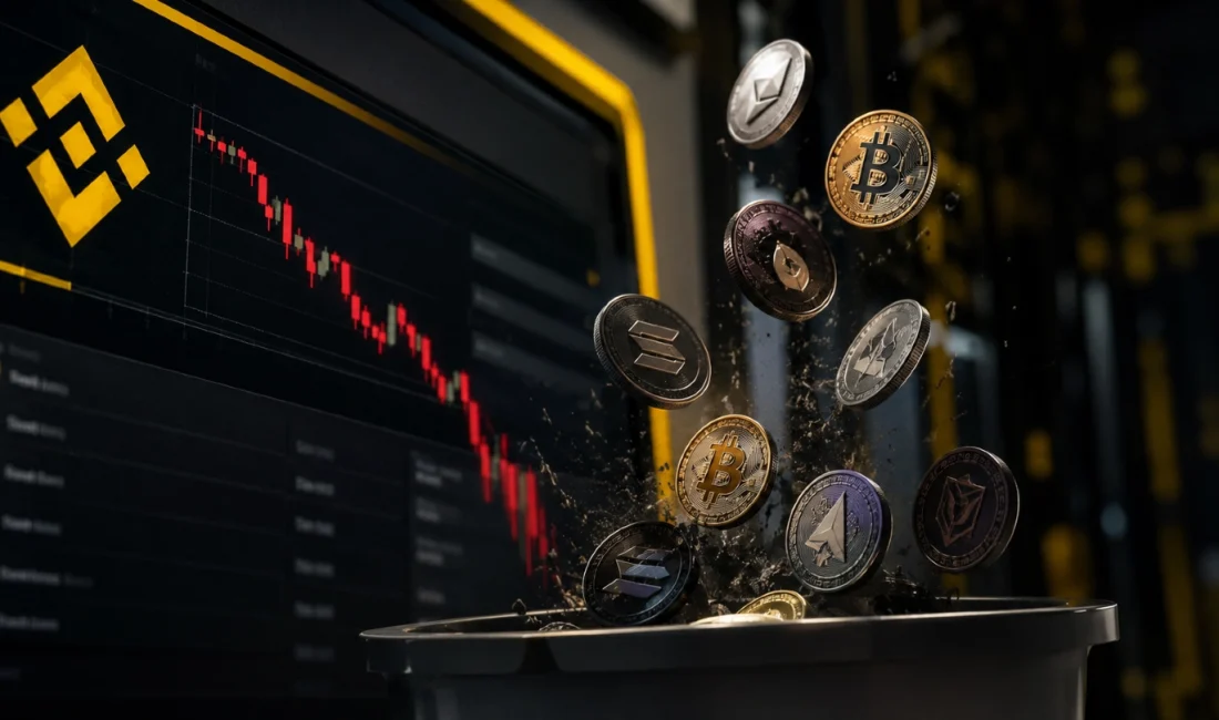 Binance COS, D, HIGH ve MBOX için delist kararı aldı.