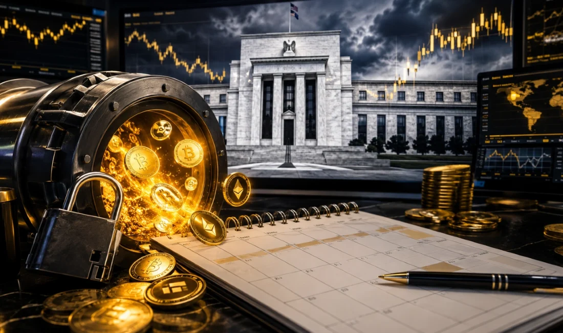 Kripto para piyasası yeni haftaya merkez bankası kararları token kilit