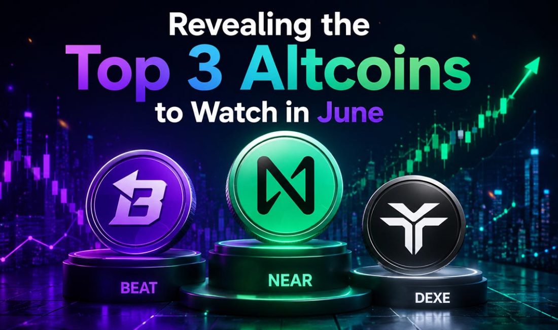 Haziran’da Takip Edilecek 3 Altcoin Altcoin piyasası bu hafta, lider Bitcoin’den ayrışan belirgin hareketler göstermeye