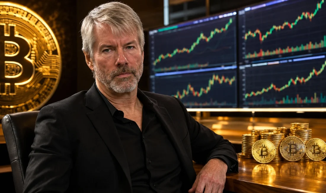 Michael Saylor Bitcoin Alımlarına Dönüyor Strategy kurucusu Michael Saylor üç haftalık aranın ardından yeni Bitcoin