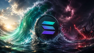 Altcoin Solana sert satışın ardından kısa vadeli bir düzeltme evresine